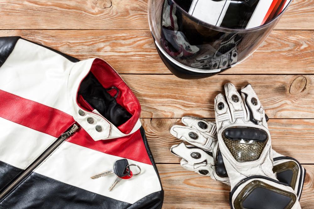 casque, veste et gants